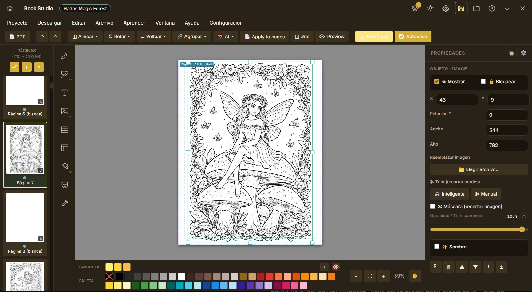 Book Studio: editor visual drag-and-drop para libros Amazon KDP